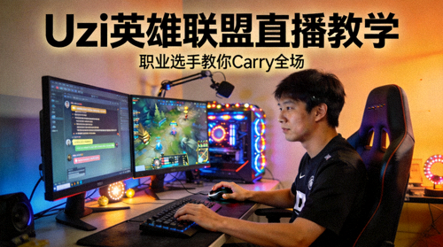 Uzi英雄联盟直播教学